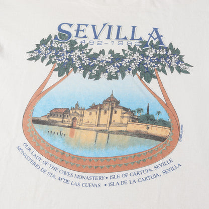 90s スペイン セビリア カルトゥハ修道院 スーベニア Tシャツ USA製
