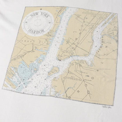 90s ニューヨーク マップ プリント Tシャツ USA製