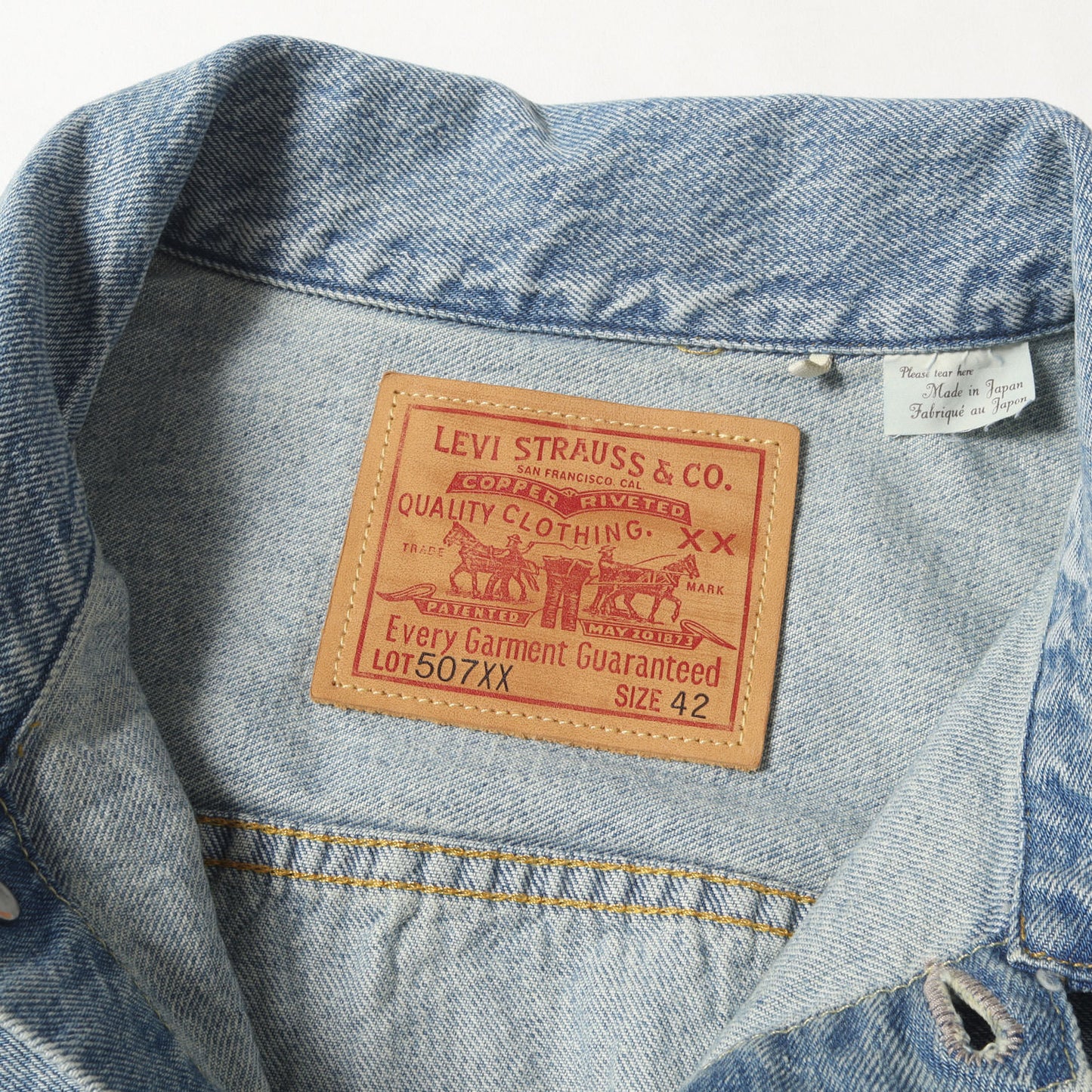 [LVC] 1953年復刻 507XX 2nd USED加工 デニムジャケット / TYPE II JACKET 1953MODEL 70507-0067