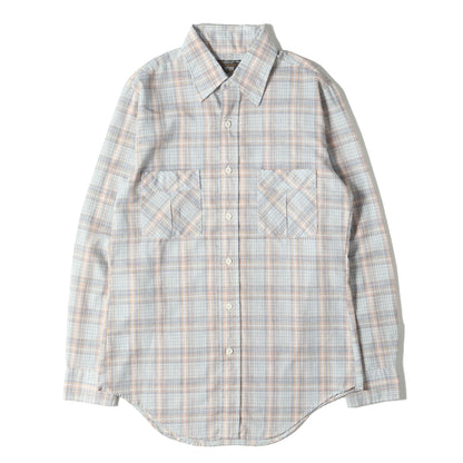 [グッドコンディション] 70s コットン/ポリエステル チェック シャツ