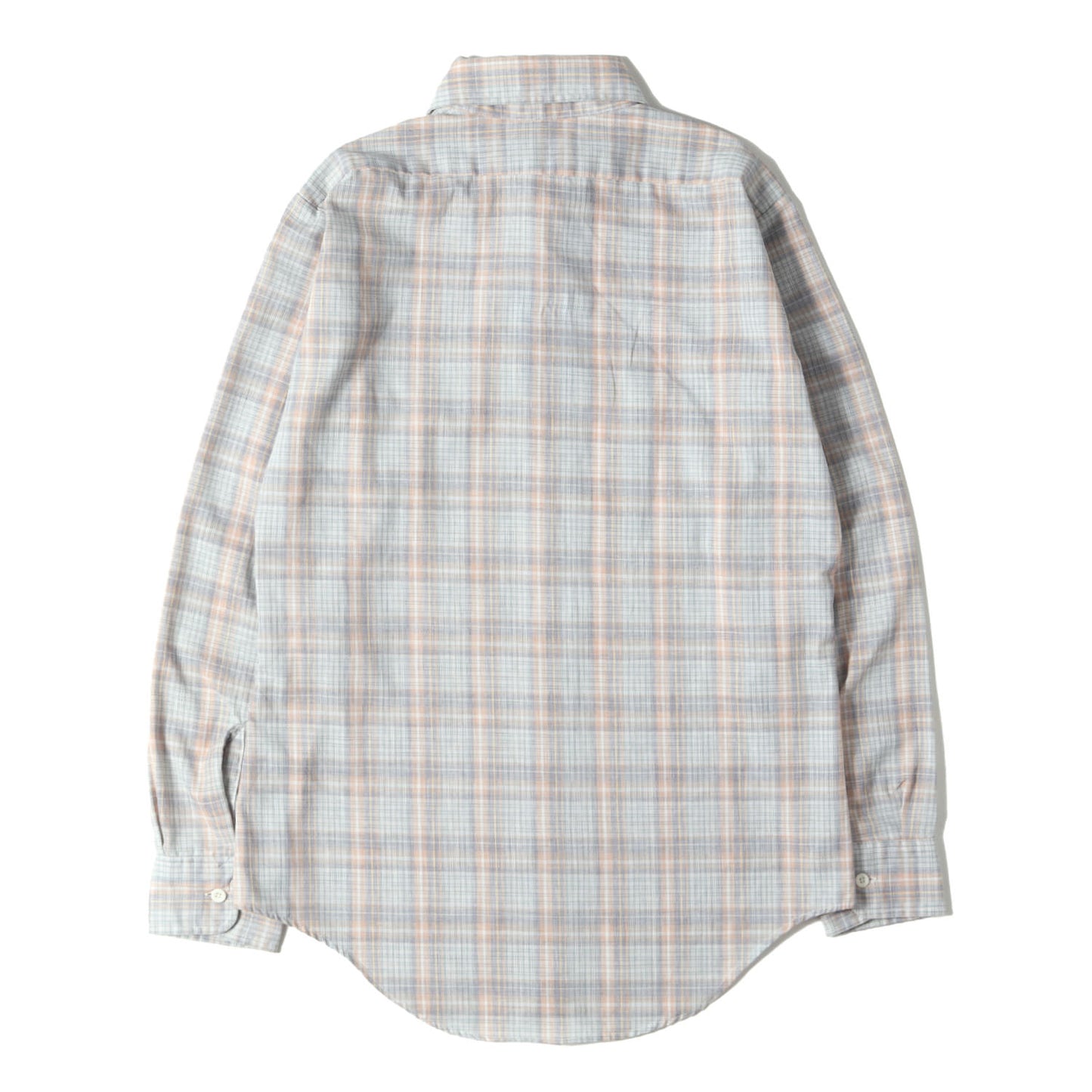 [グッドコンディション] 70s コットン/ポリエステル チェック シャツ