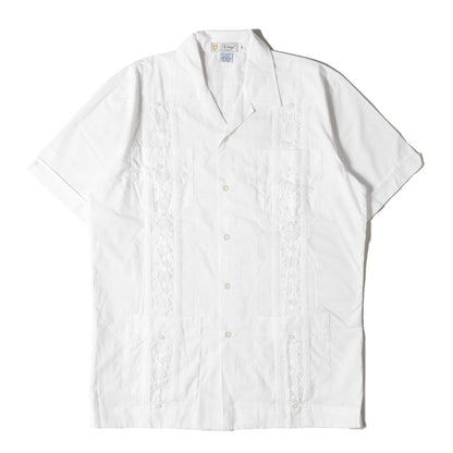 [希少 初期モデル] 90s ロゴ刺繍 T/C キューバシャツ