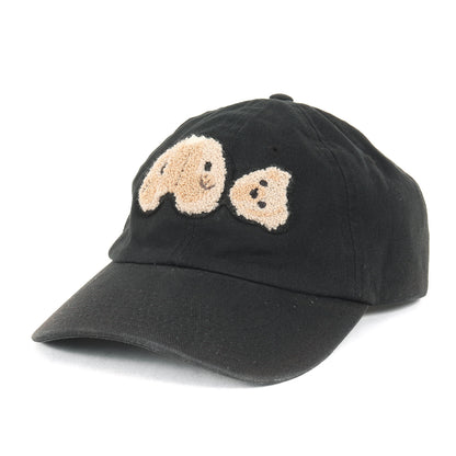 テディベア ワッペン 6パネル キャップ