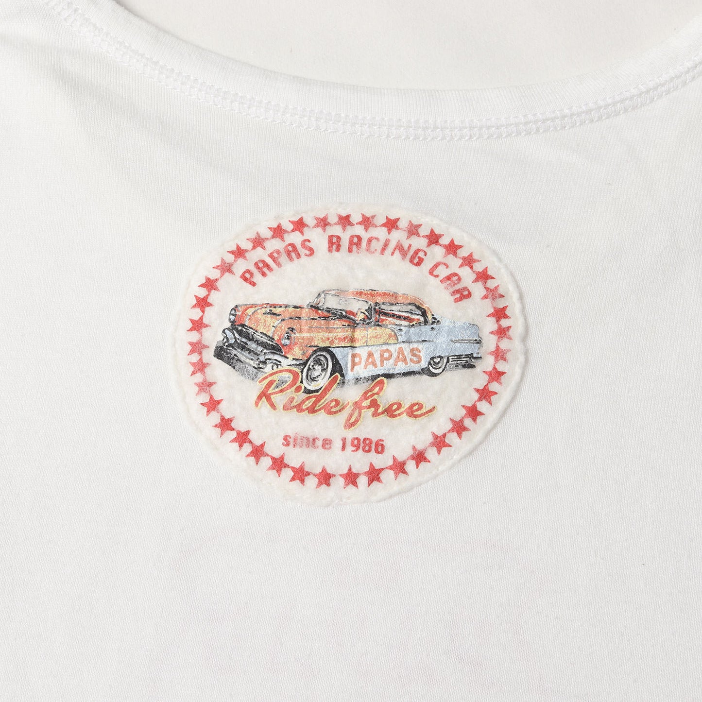 パッチ&マルチプリンチ Tシャツ