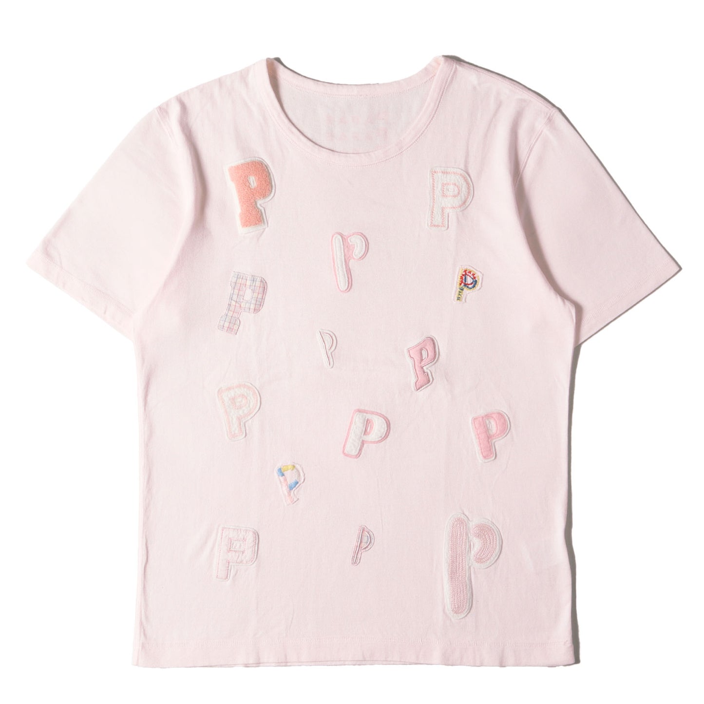 マルチアップリケ クルーネック Tシャツ