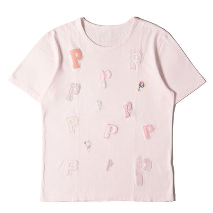 マルチアップリケ クルーネック Tシャツ