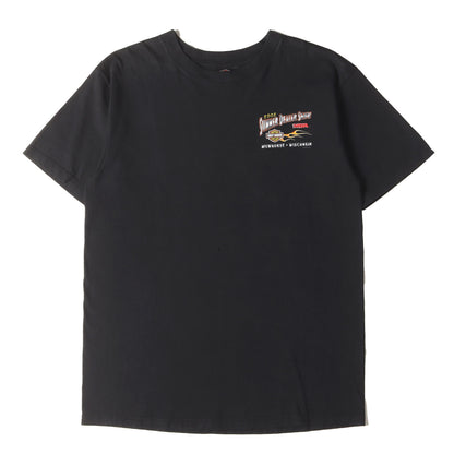 00s SUMMER DEALER SHOW 2002 フレイム シールドロゴ 両面プリント Tシャツ / USA製 HOLOUBEK