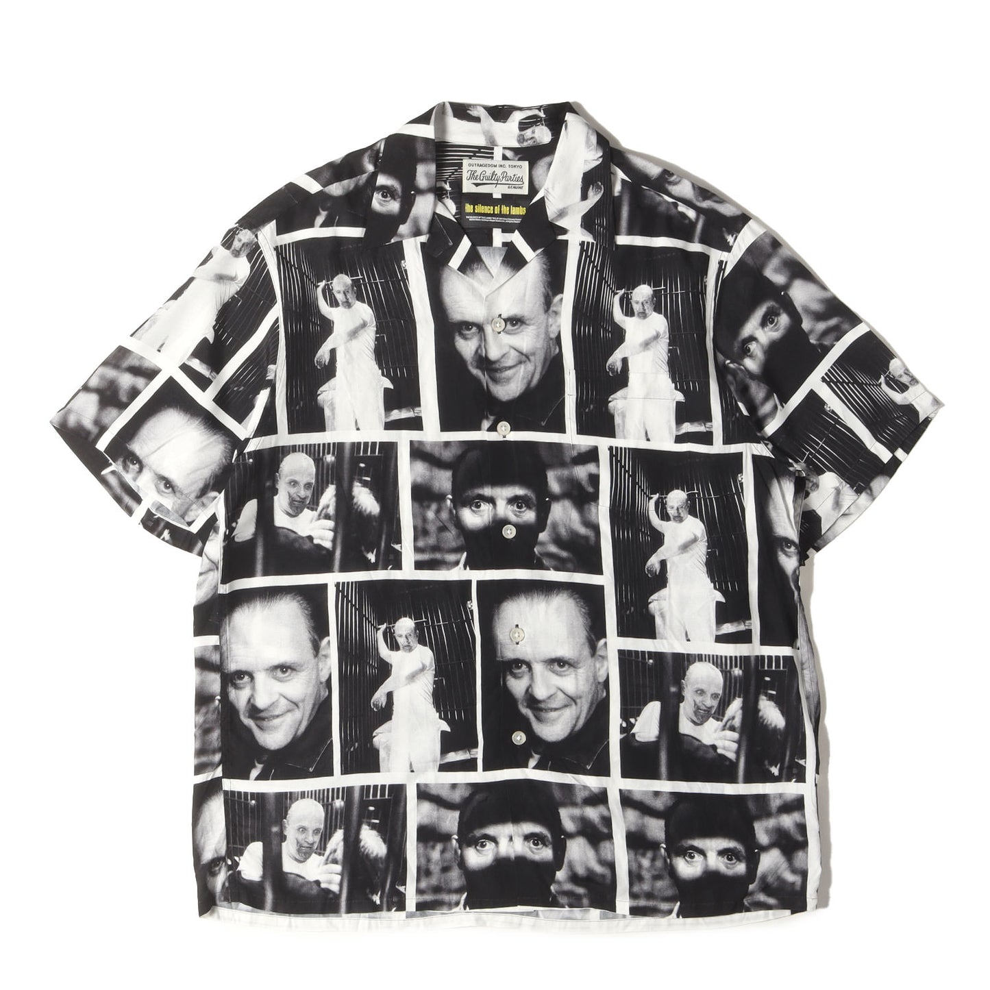 21SS ×羊たちの沈黙 レクター博士 レーヨン ハワイアンシャツ(S/S HAWAIIAN SHIRT)