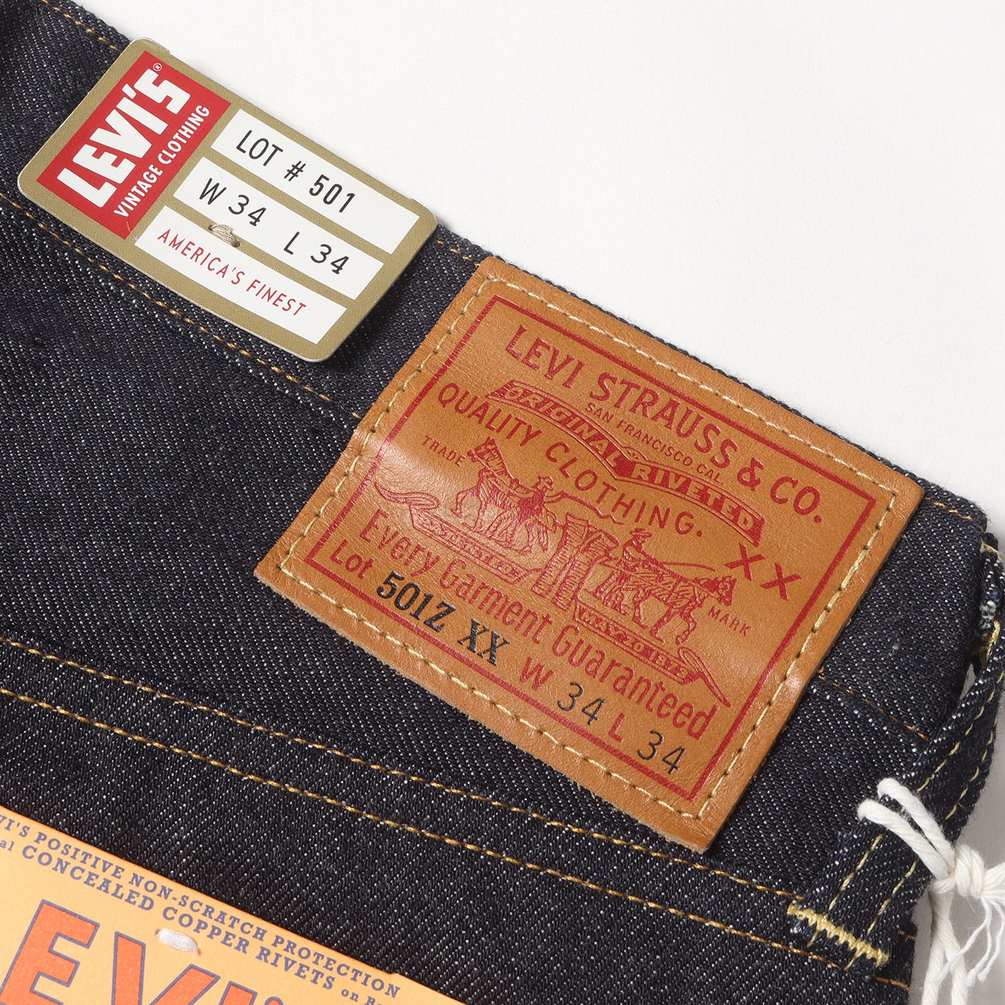 1954年復刻 501ZXX リジッド デニムパンツ(50154-0110 / 日本製)