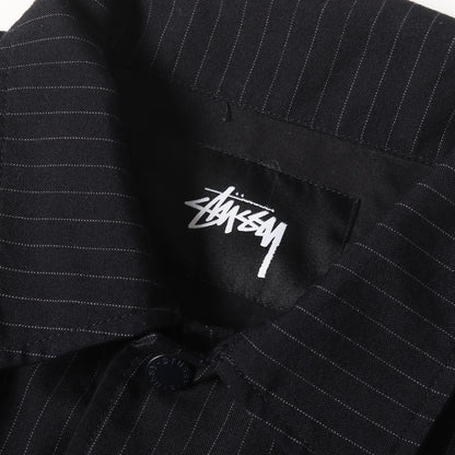 ストックロゴ ストライプ コーチジャケット