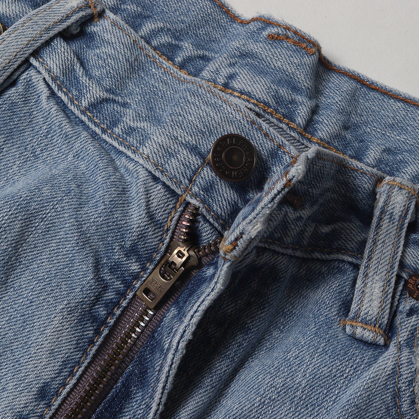 ヴィンテージ加工 ストレート デニムパンツ