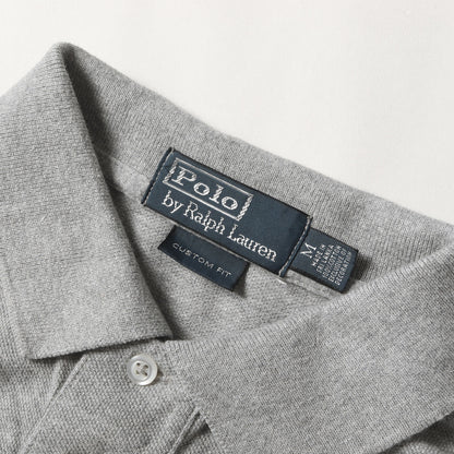 ワンポイント刺繍 鹿の子 ポロシャツ(CUSTOM FIT)