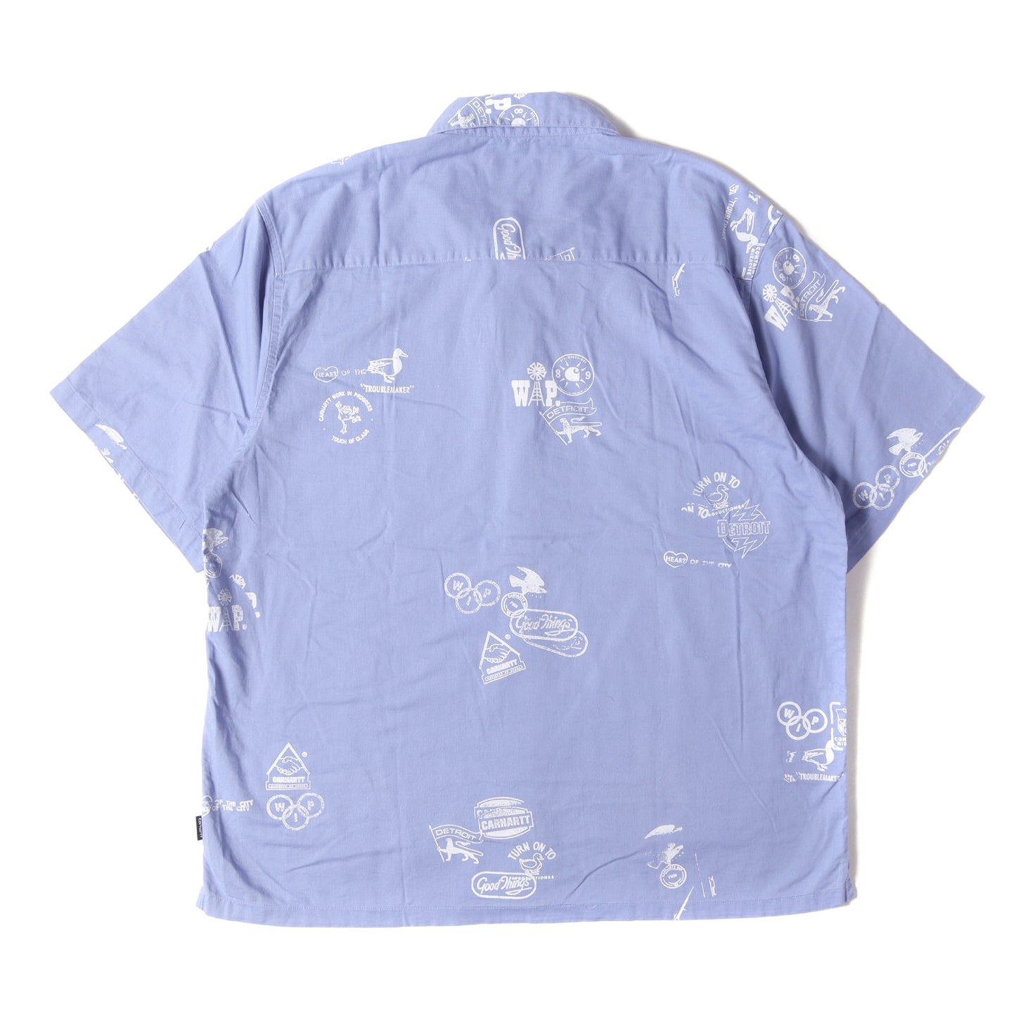 グラフィック柄 コットン/リネン 半袖シャツ(S/S Stamp Shirt)