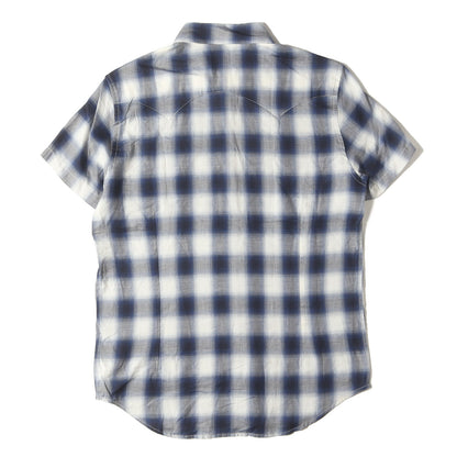 21SS オンブレチェック 半袖シャツ(OMBRE CHECK SHORT SLEEVES SHIRTS)