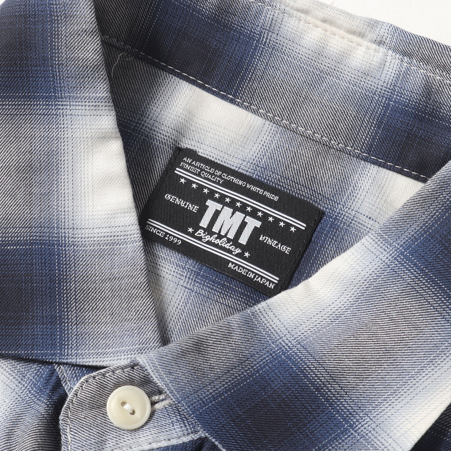 21SS オンブレチェック 半袖シャツ(OMBRE CHECK SHORT SLEEVES SHIRTS)