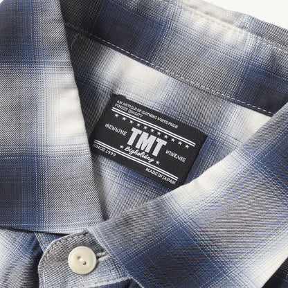 21SS オンブレチェック 半袖シャツ(OMBRE CHECK SHORT SLEEVES SHIRTS)