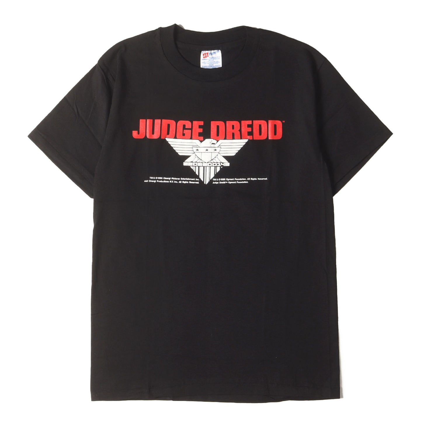 [希少 デッドストック] 90s JUDGE DREDD ムービー Tシャツ / USA製 Hanes ジャッジドレッド シルベスタースタローン