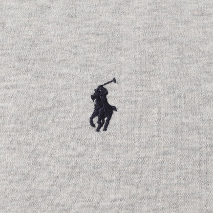 [現行モデル] ポニー刺繍 前V クルーネック スウェット