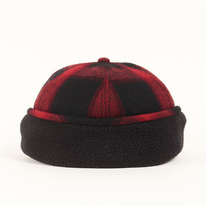 22AW バッファローチェック ウール イヤーフラップ キャップ(BUFFALO CHECK WN. FLAP CAP)