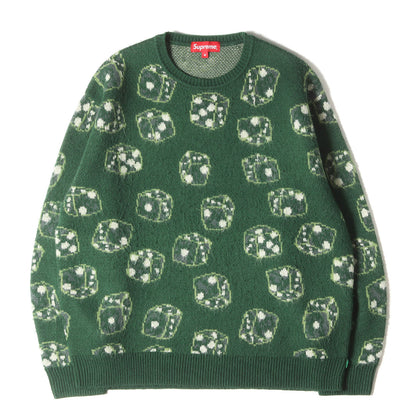 22AW ダイス柄 クルーネック ニット セーター(Dice Sweater)