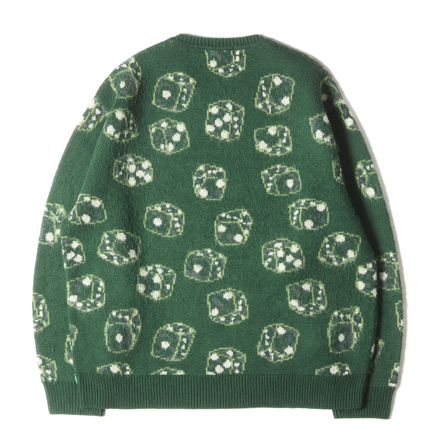 22AW ダイス柄 クルーネック ニット セーター(Dice Sweater)