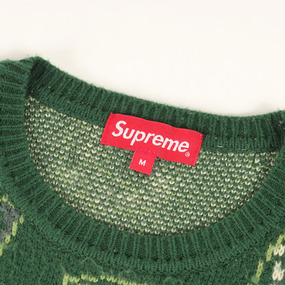 22AW ダイス柄 クルーネック ニット セーター(Dice Sweater)