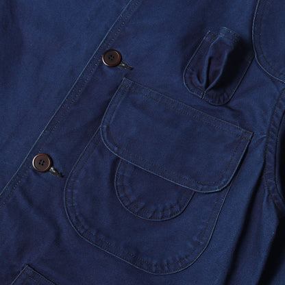 インディゴ キャンバス ハンティング ジャケット (Fiction Romance 13oz.CANVAS HUNTING JACKET)