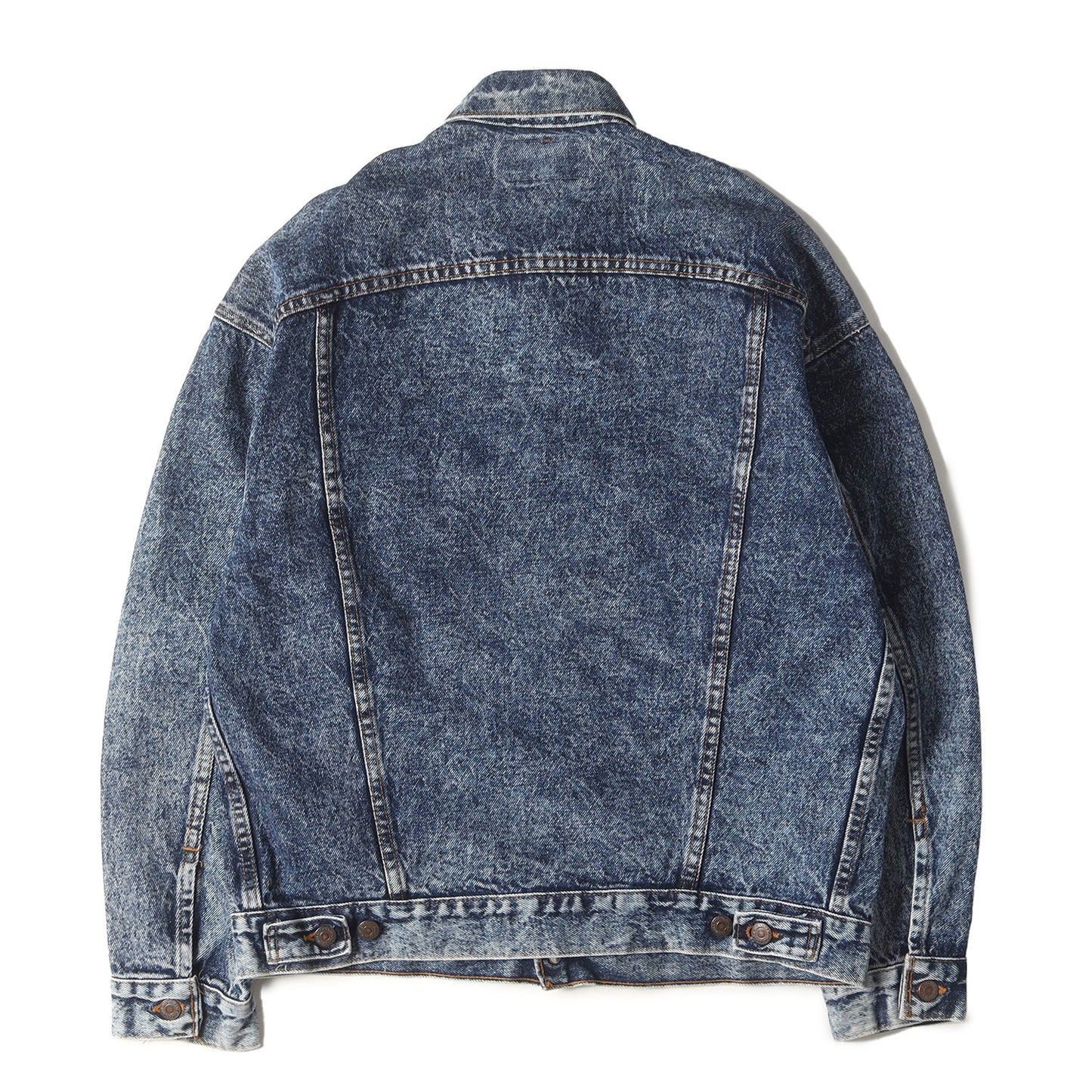 80s 70507-0227 ケミカルウォッシュ デニムジャケット USA製