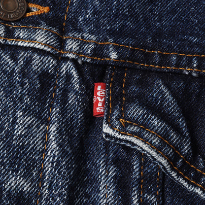 80s 70507-0227 ケミカルウォッシュ デニムジャケット USA製