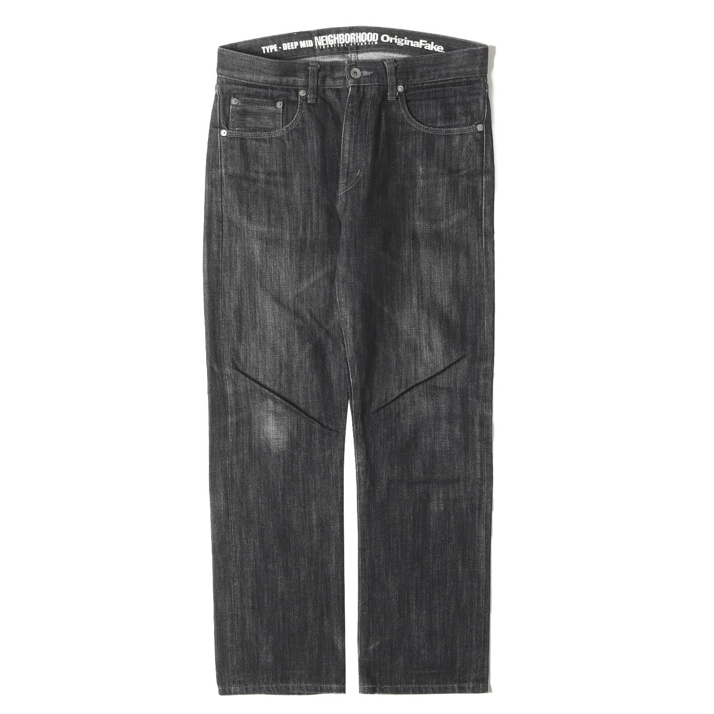 ×Original Fake KAWS ディープミディアム リジッド デニムパンツ(OF RIGID.DP MID / 14OZ-PT)