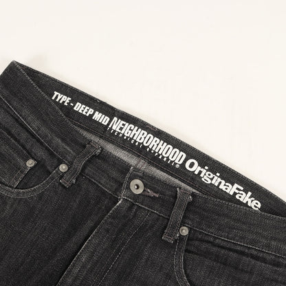 ×Original Fake KAWS ディープミディアム リジッド デニムパンツ(OF RIGID.DP MID / 14OZ-PT)