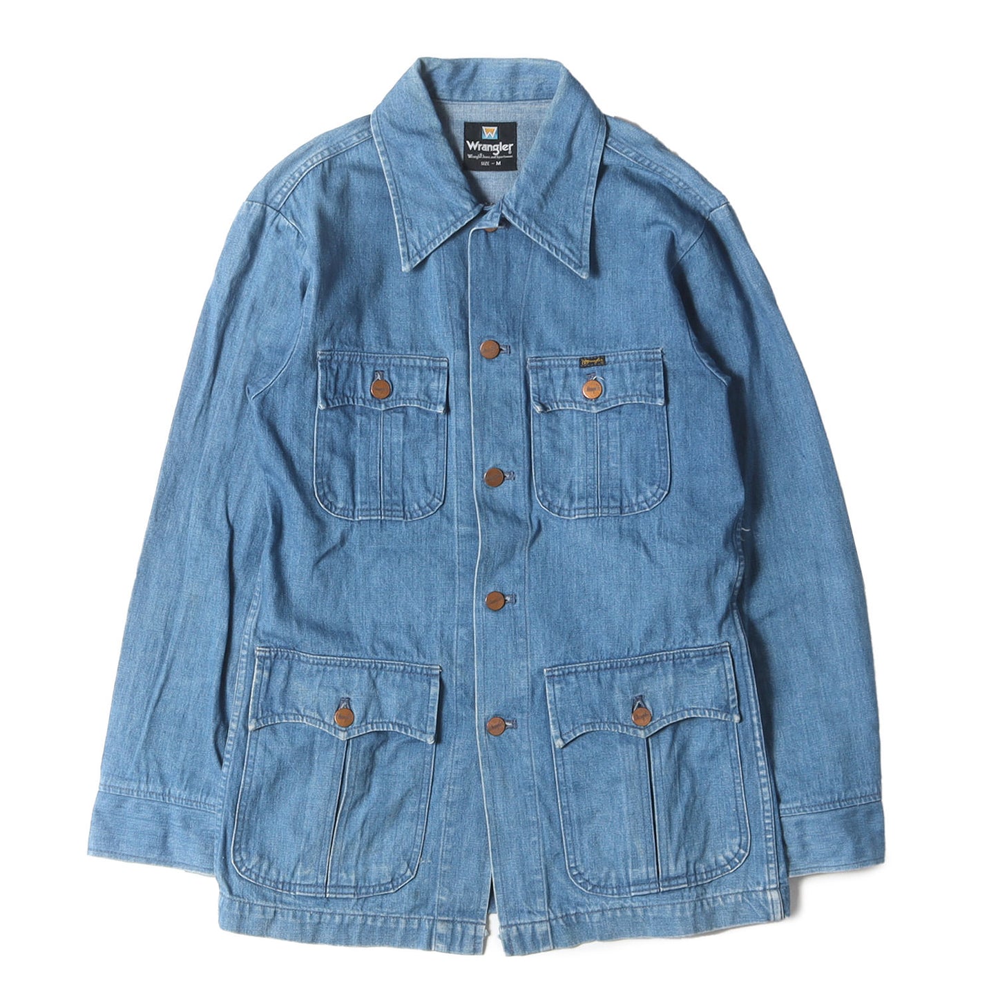 70s デニム サファリジャケット 日本製