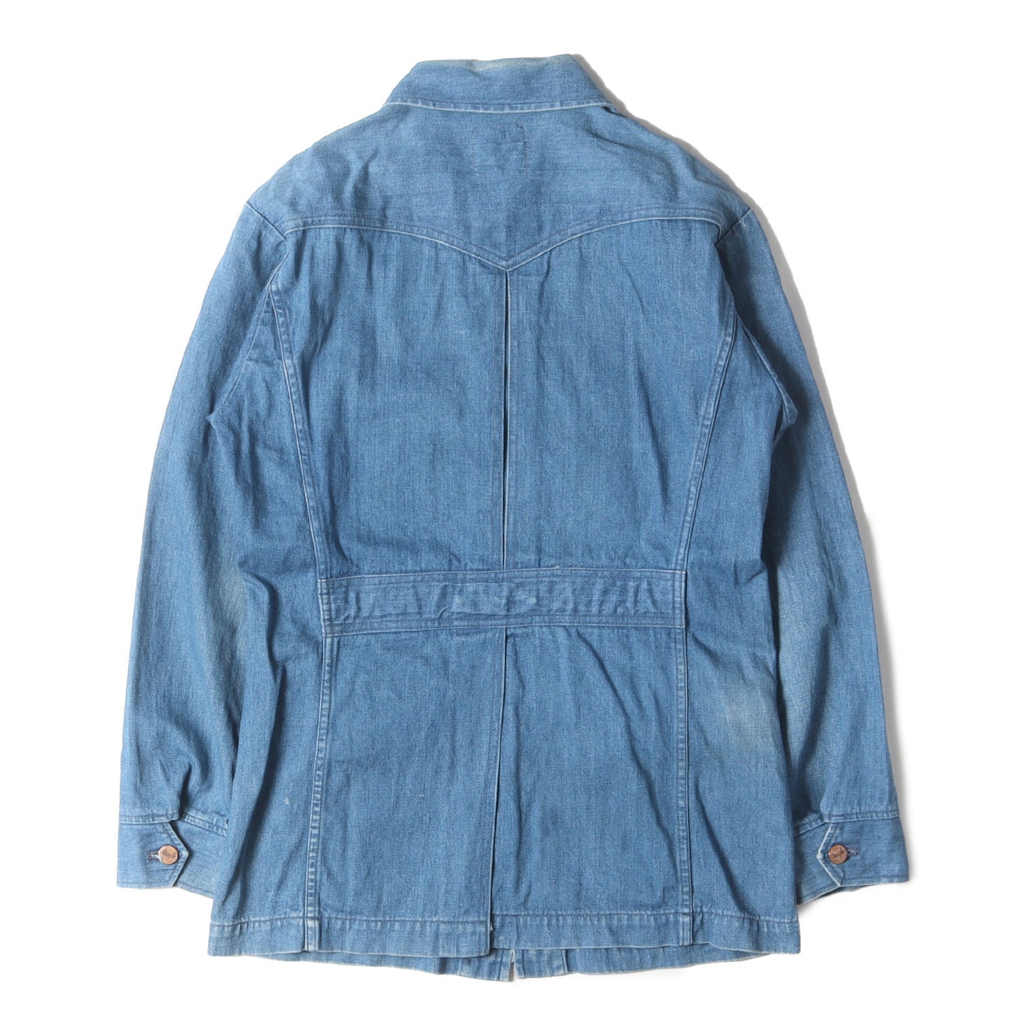 70s デニム サファリジャケット 日本製