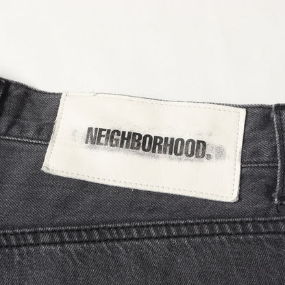 23AW ウォッシュ加工 バギー デニムパンツ(BAGGYSILHOUETTE DENIM PANTS)