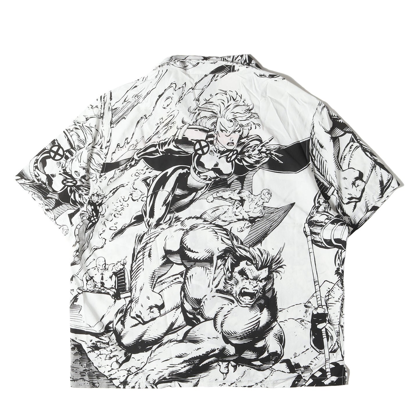 22SS ×MARVEL X-MEN レーヨン アロハシャツ(Resort S/S Shirt)