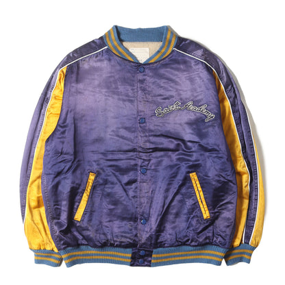 23SS ×SHERMER ACADEMY ヴィンテージ加工 サテン スタジャン(SA_SKASTADIUM JKT)