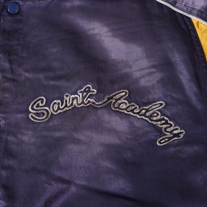 23SS ×SHERMER ACADEMY ヴィンテージ加工 サテン スタジャン(SA_SKASTADIUM JKT)