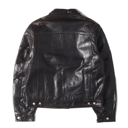24AW シープスキンレザー トラッカージャケット(TRUCKER JACKET LEATHER)