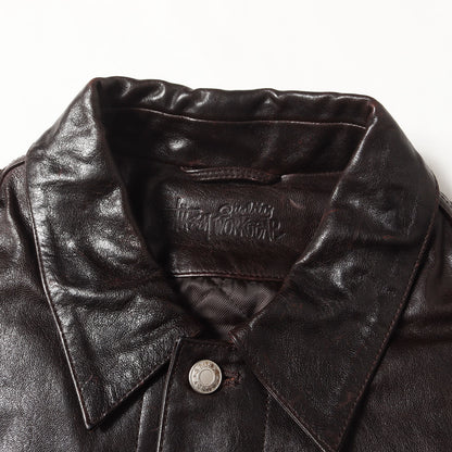 24AW シープスキンレザー トラッカージャケット(TRUCKER JACKET LEATHER)