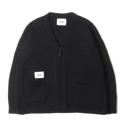 21AW ヘビー ニット ジップ カーディガン(PALMER / SWEATER)