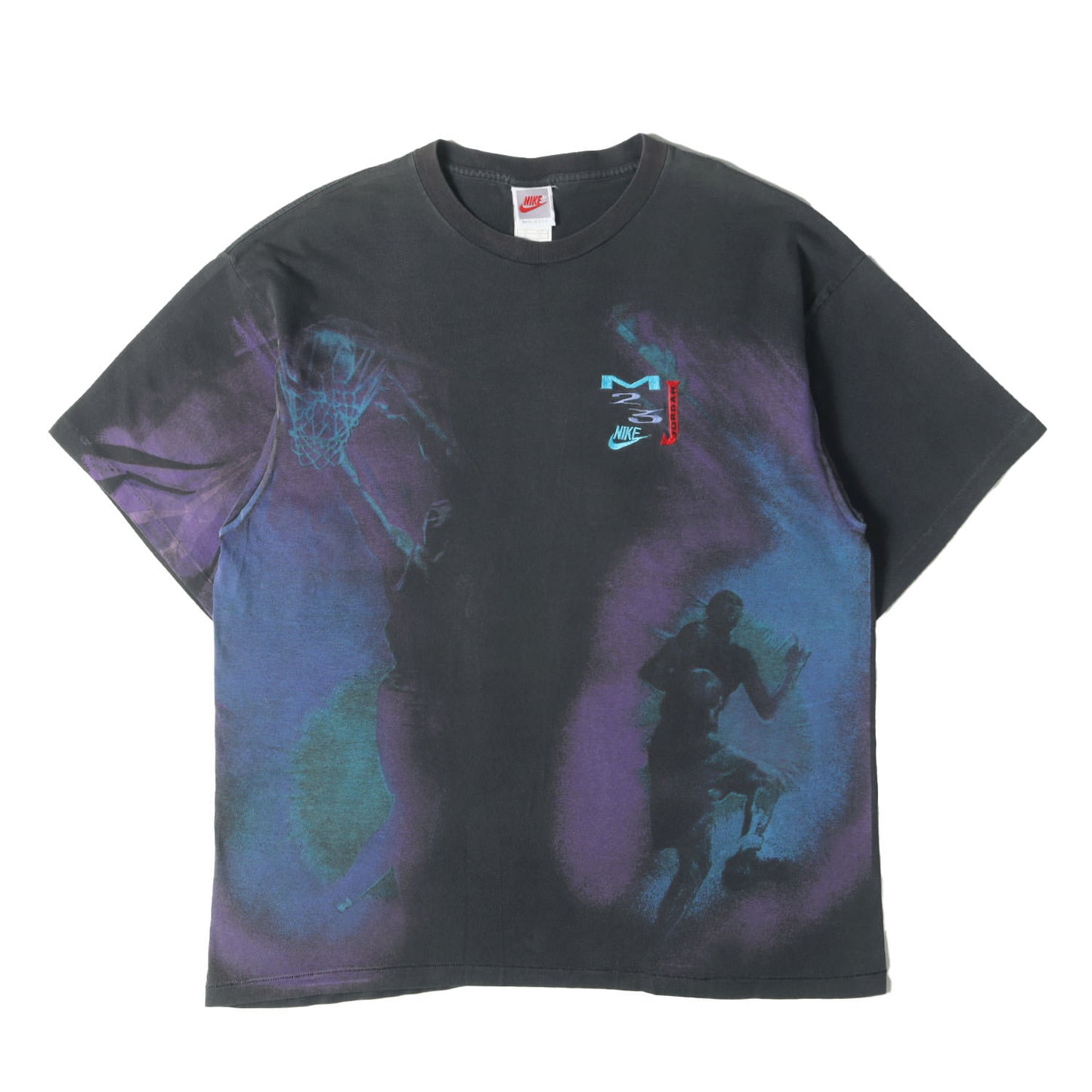 90s 銀タグ マイケル・ジョーダン 全面プリント Tシャツ(USA製)