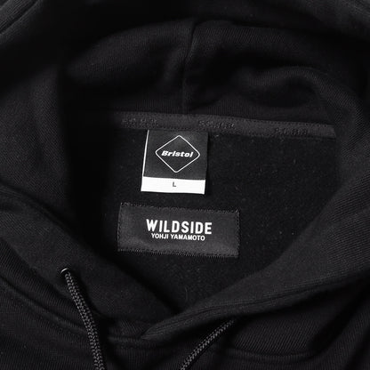 23AW ×WILDSIDE YOHJI YAMAMOTO ロゴプリント スウェットパーカー(SWEAT HOODIE)