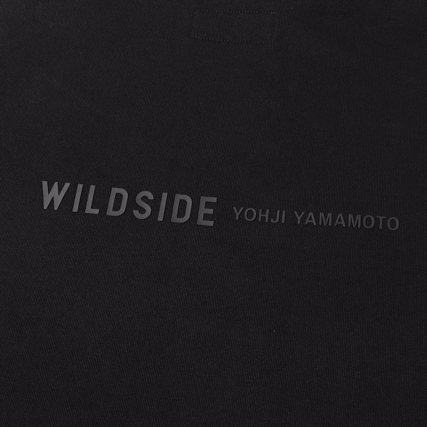 23AW ×WILDSIDE YOHJI YAMAMOTO ロゴプリント スウェットパーカー(SWEAT HOODIE)