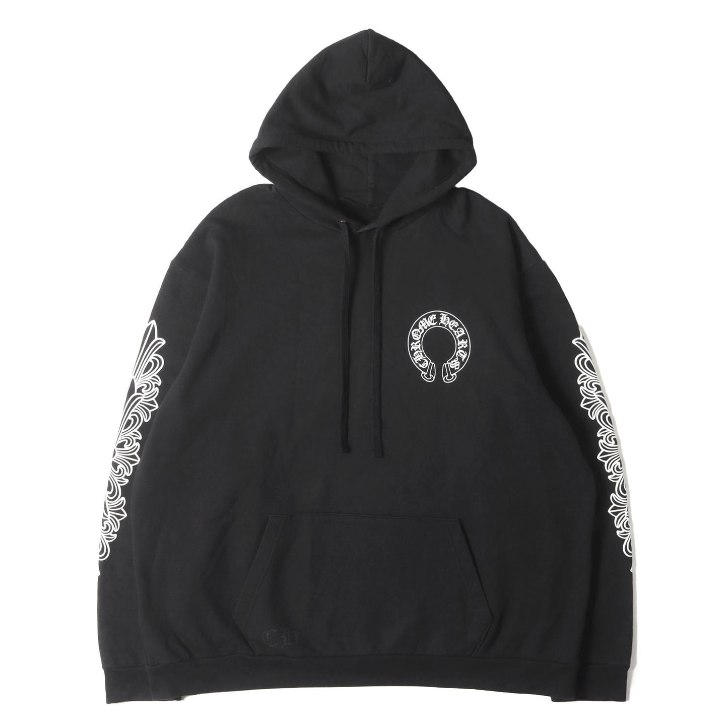 近年モデル ホースシュー&フローラルクロス スウェットパーカー(SWTSHRT PLVR)