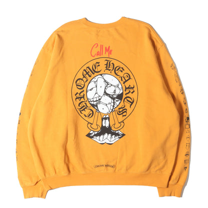 21AW ×matty boy グラフィック クルーネック スウェット(PPO mustard HD SWT)