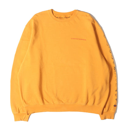 21AW ×matty boy グラフィック クルーネック スウェット(PPO mustard HD SWT)