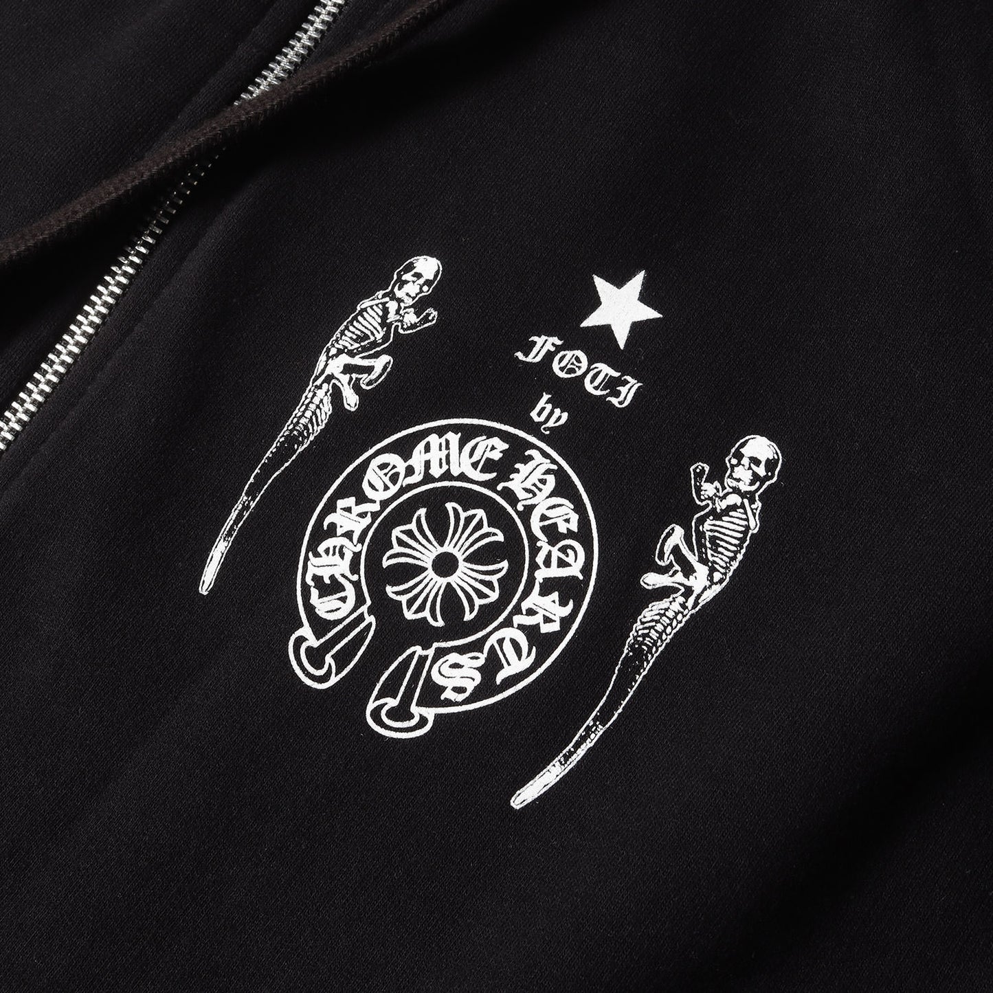 近年モデル FOTI スカル ジップ スウェットパーカー(SWTSHRT HD ZIP FOTI )