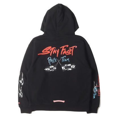 22SS ×CHROME HEARTStty boy グラフィック スウェットパーカー(STAY FAST)