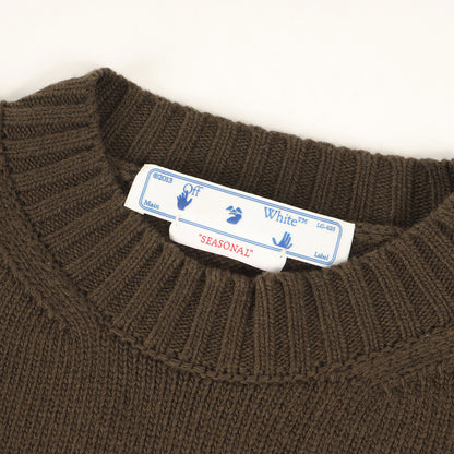 22SS カラーブロック ウールニット セーター