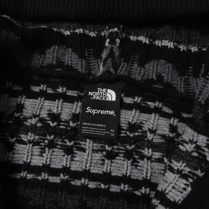 22AW ×THE NORTH FACE ノルディック柄 ジップ ウールニット セーター(Zip Up Hooded Sweater)